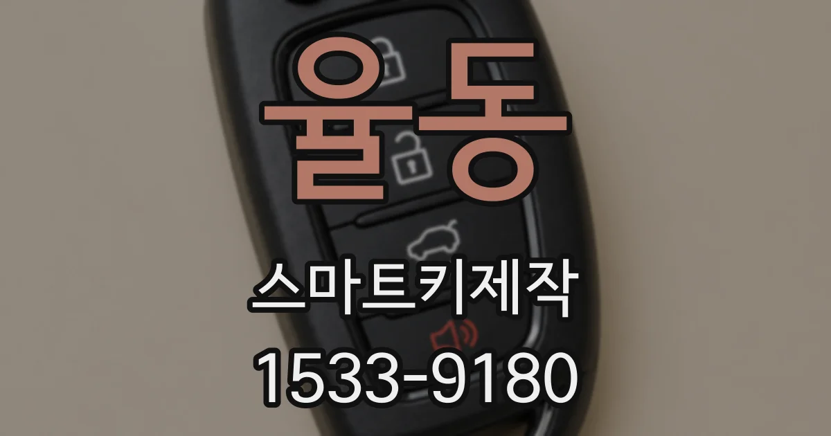 율동 스마트키제작