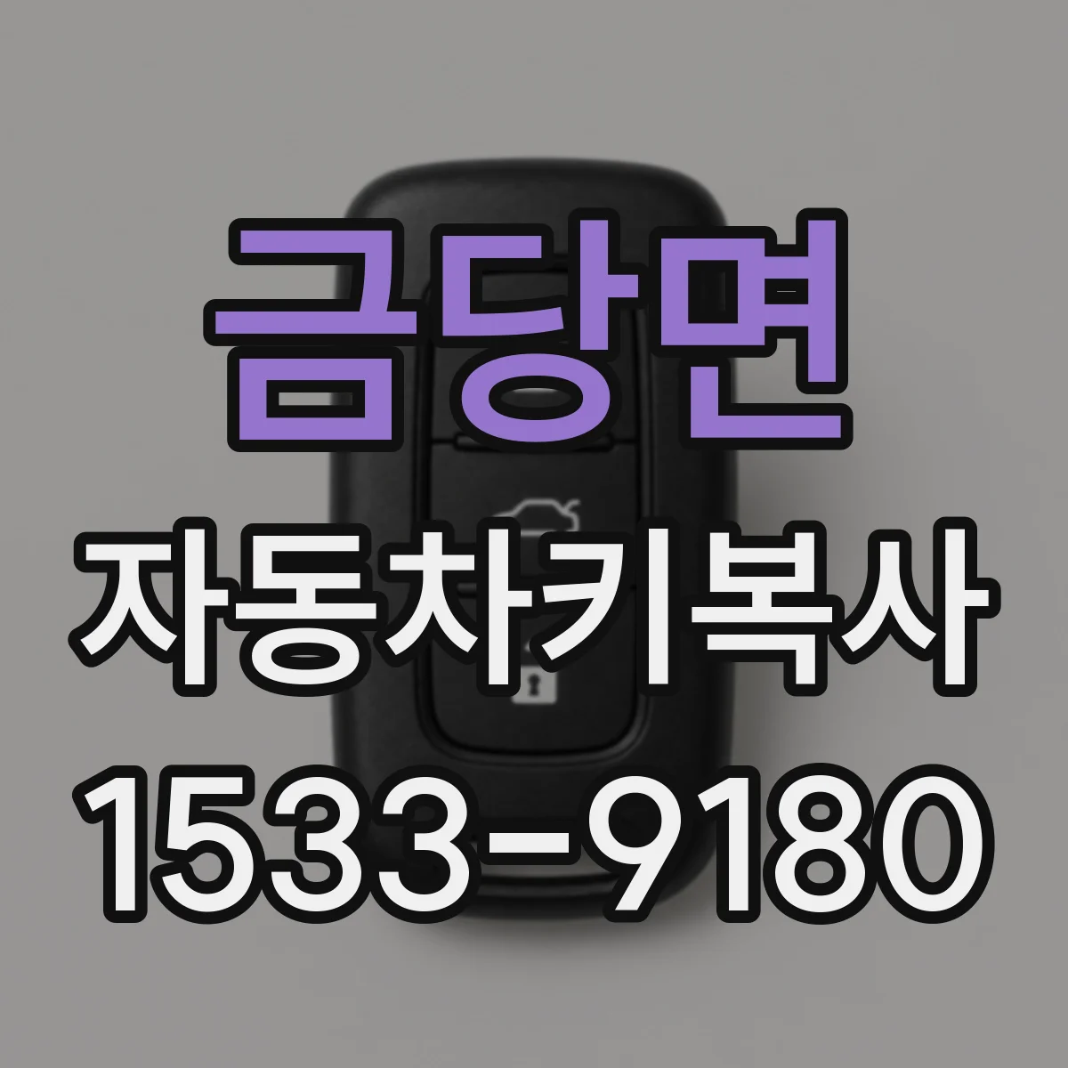 금당면 자동차키복사