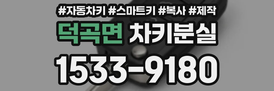 덕곡면 차키분실