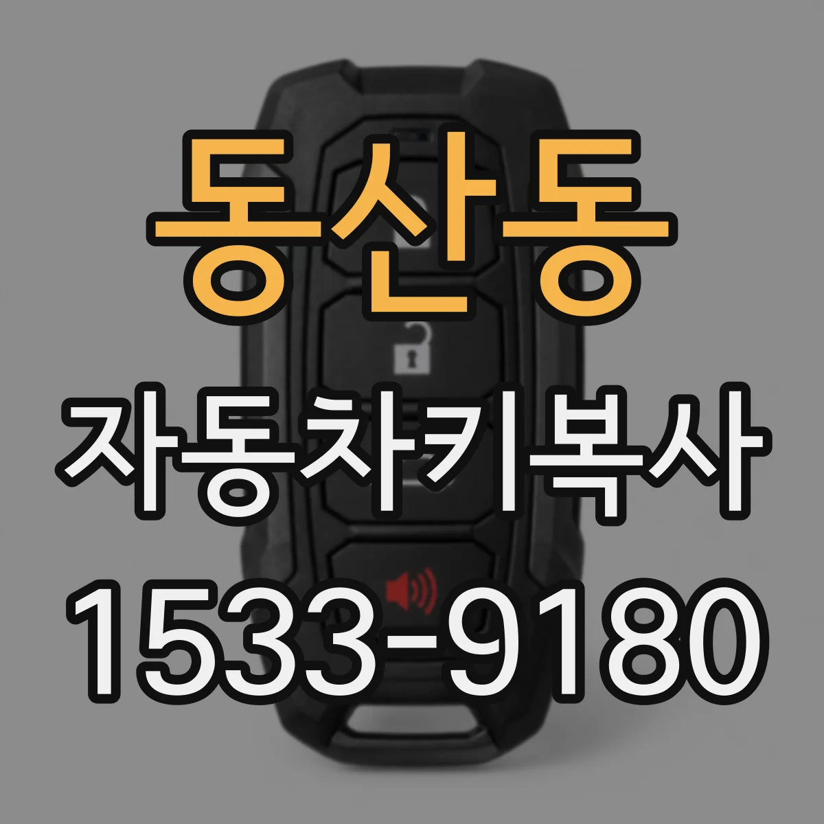 동산동 자동차키복사