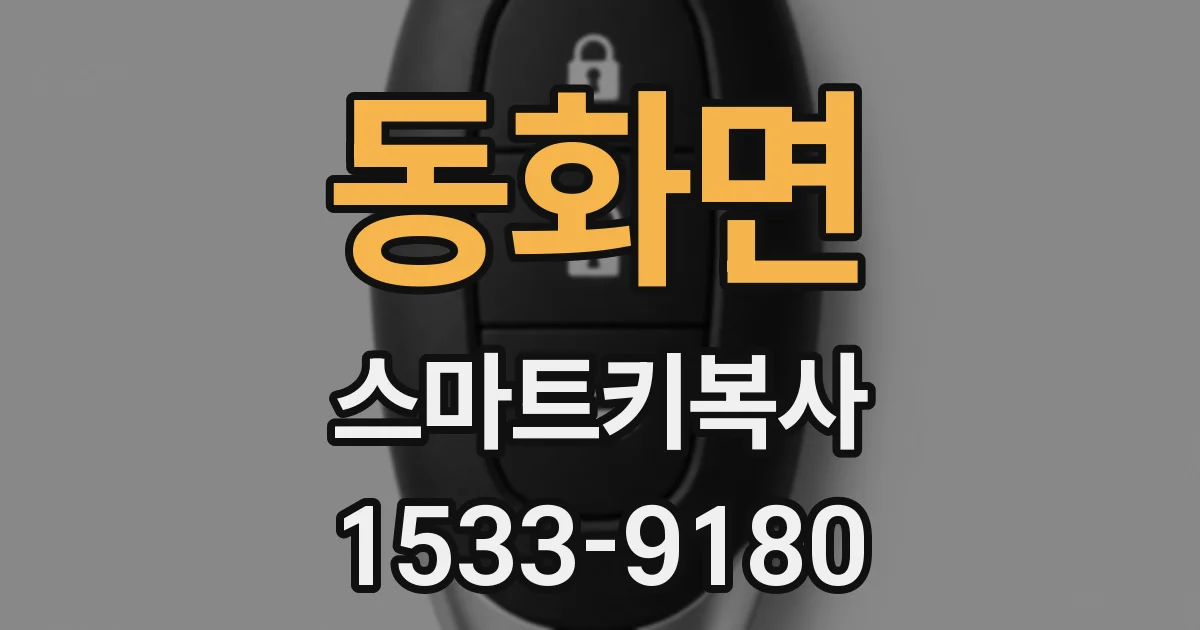 동화면 스마트키복사
