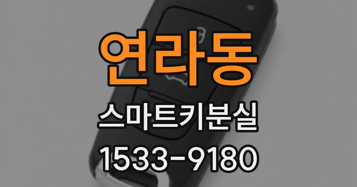 연라동 스마트키분실