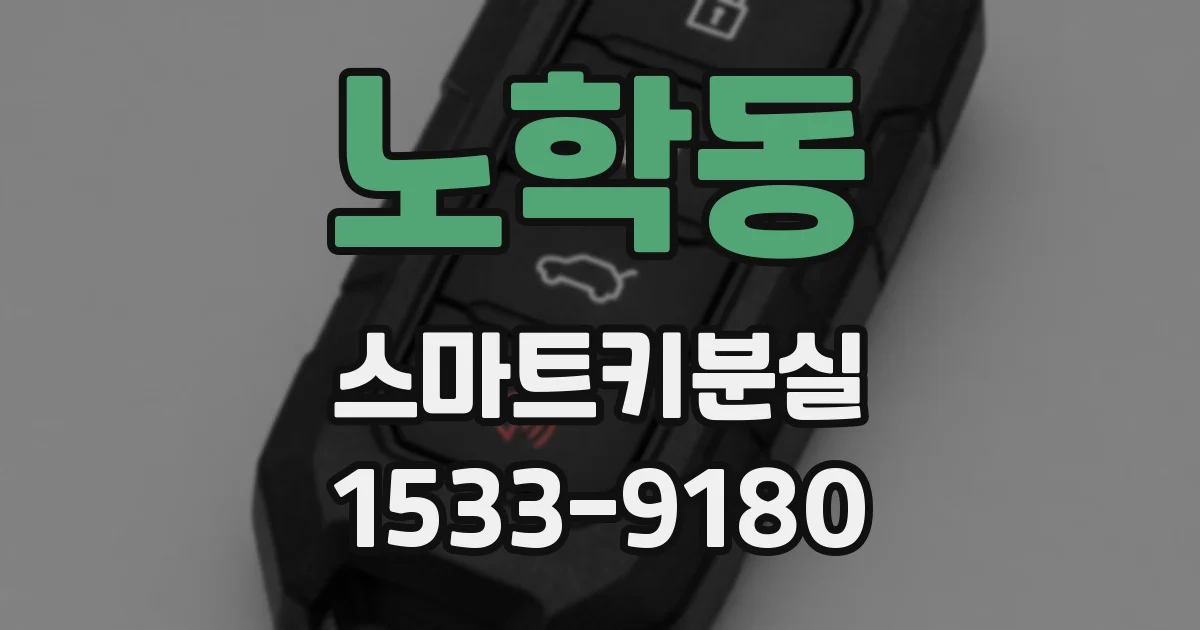 노학동 스마트키분실