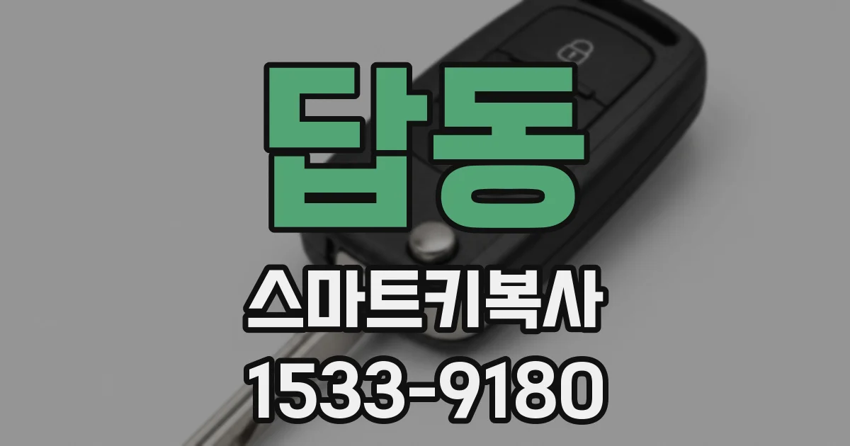 답동 스마트키복사
