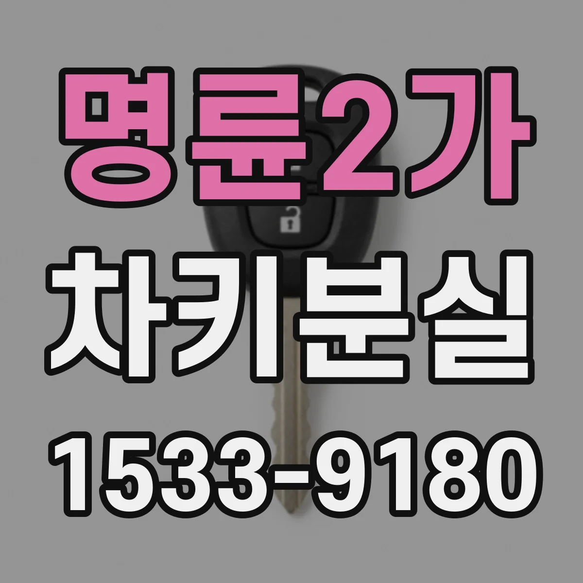 명륜2가 차키분실