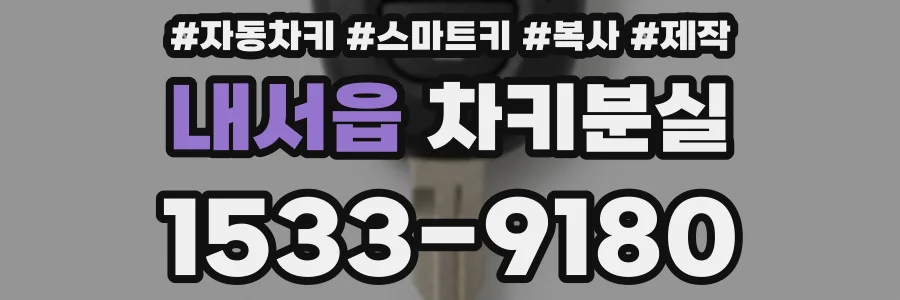 내서읍 차키분실