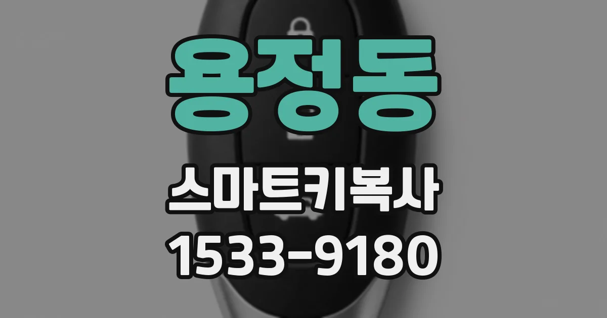 용정동 스마트키복사
