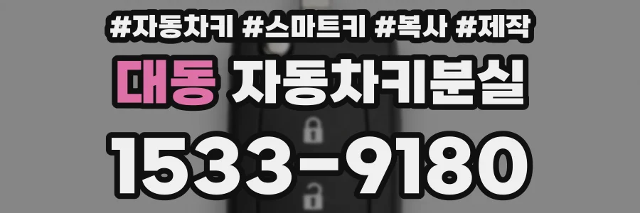 대동 자동차키분실