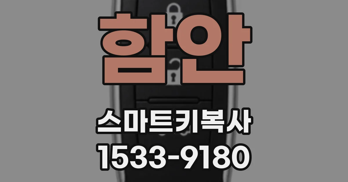 함안 스마트키복사