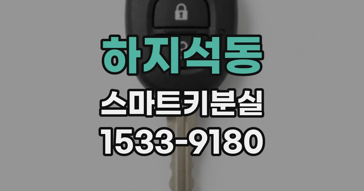 하지석동 스마트키분실