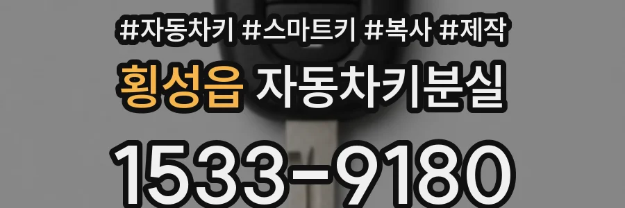 횡성읍 자동차키분실