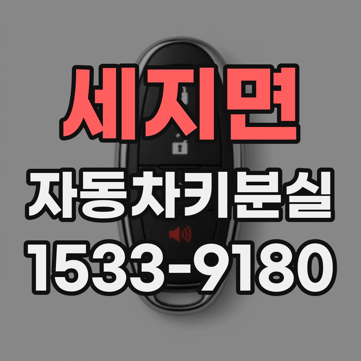 세지면 자동차키분실