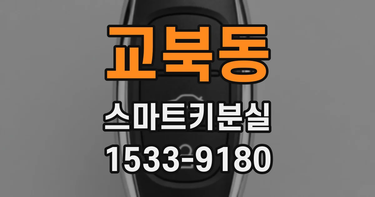 교북동 스마트키분실