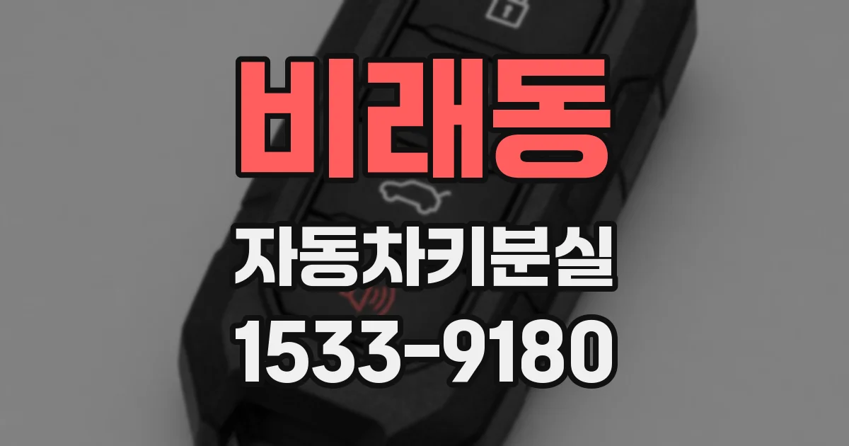 비래동 자동차키분실