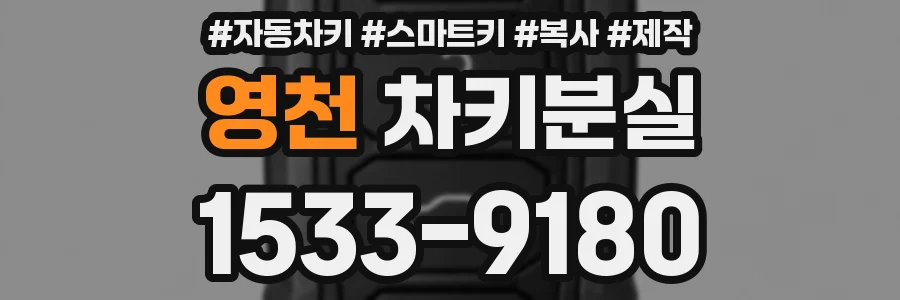 영천 차키분실