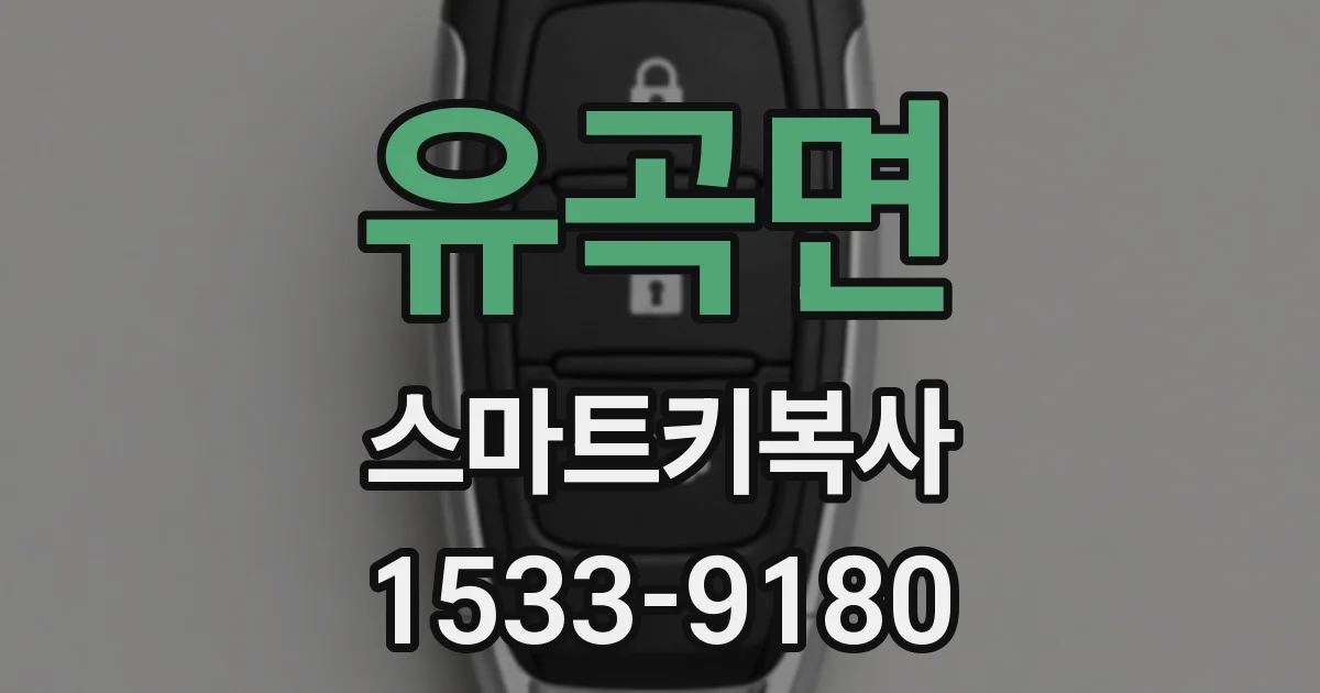 유곡면 스마트키복사
