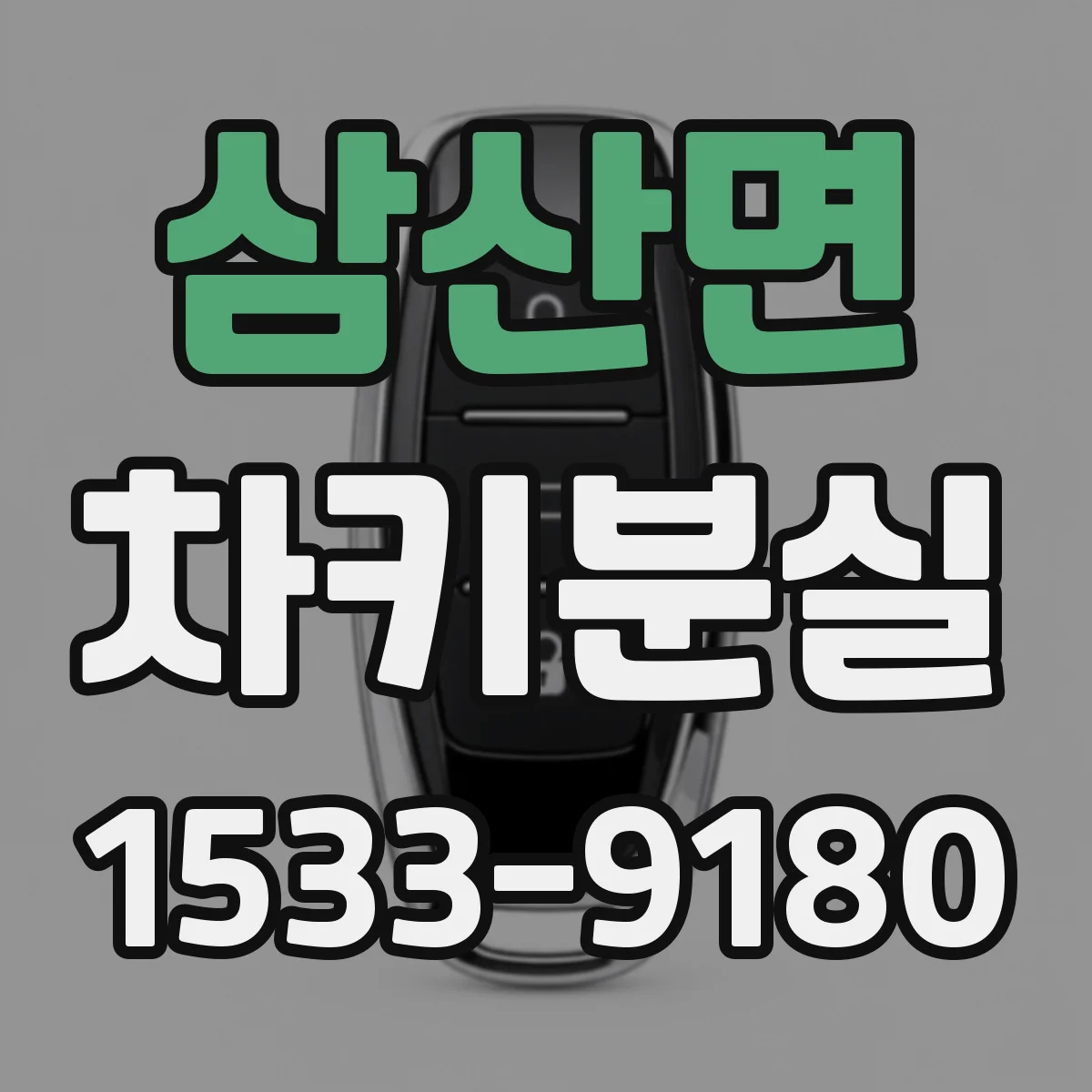삼산면 차키분실