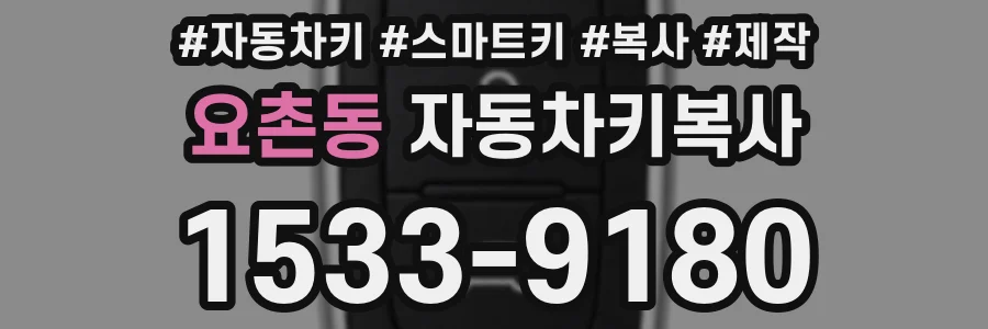 요촌동 자동차키복사