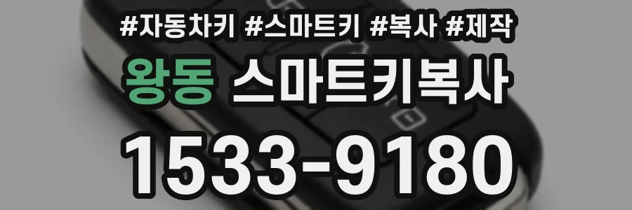 왕동 스마트키복사