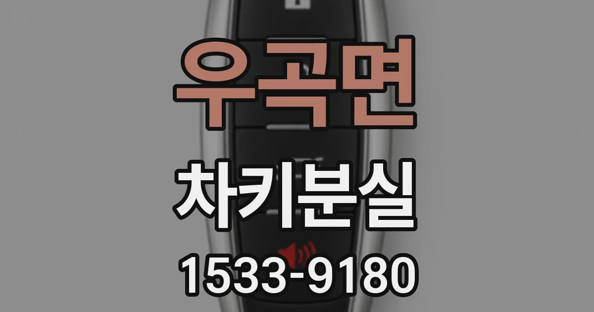 우곡면 차키분실