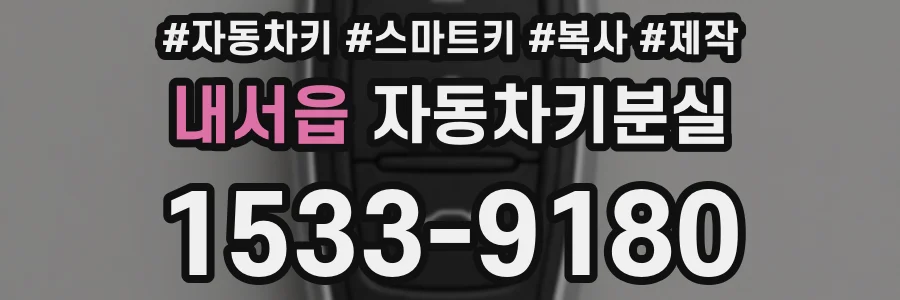 내서읍 자동차키분실