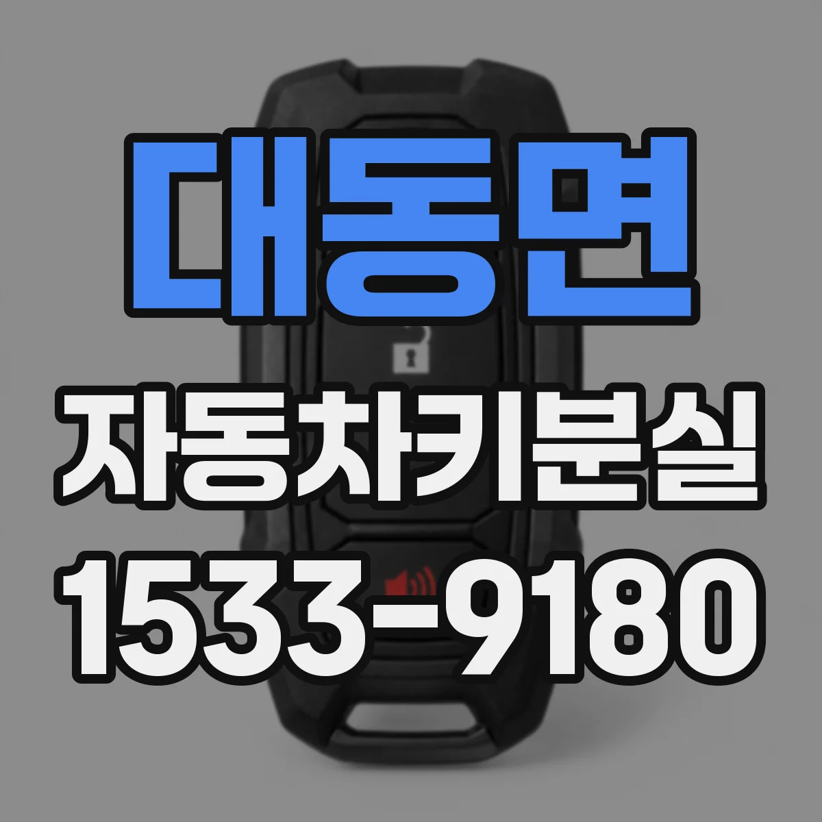 대동면 자동차키분실