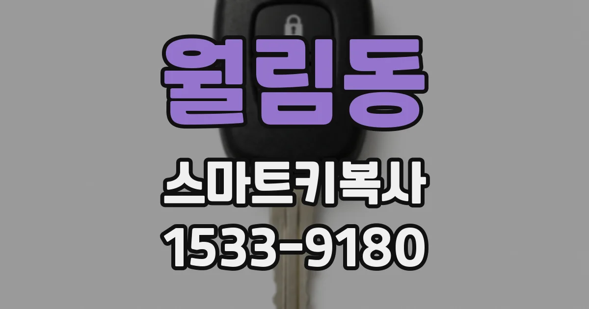 월림동 스마트키복사