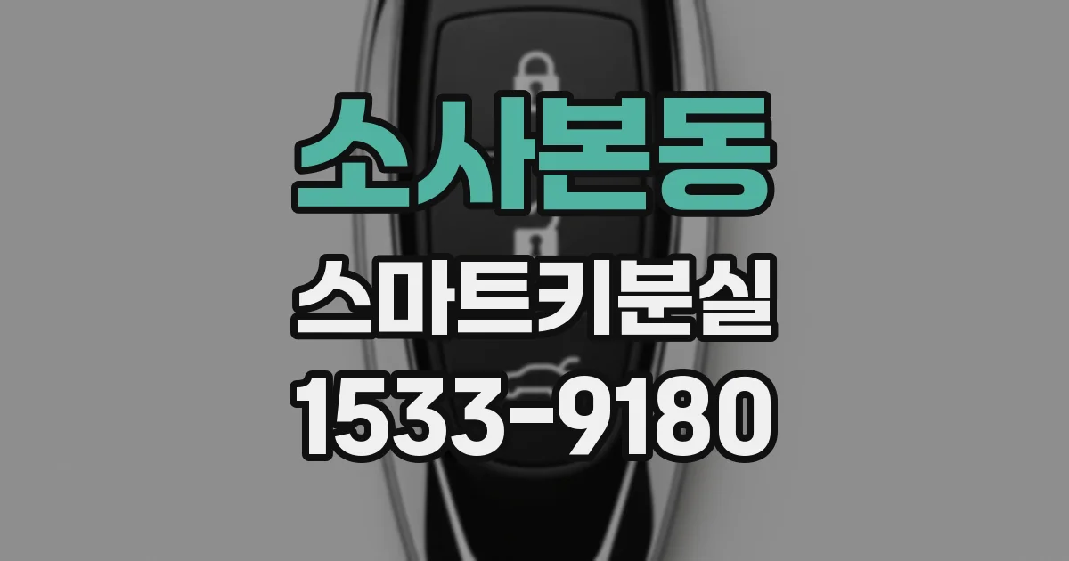 소사본동 스마트키분실