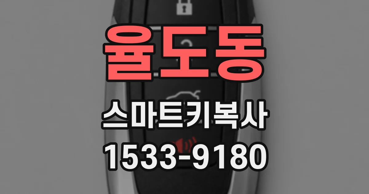 율도동 스마트키복사