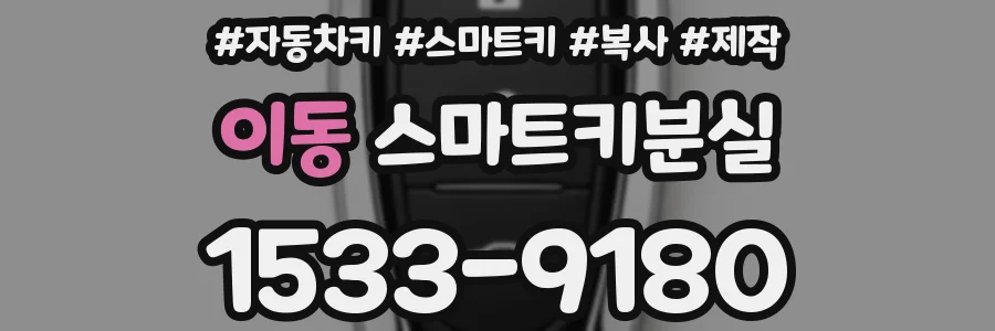 이동 스마트키분실