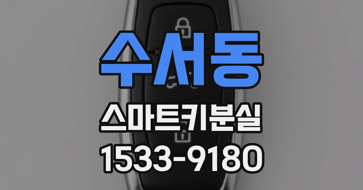 수서동 스마트키분실