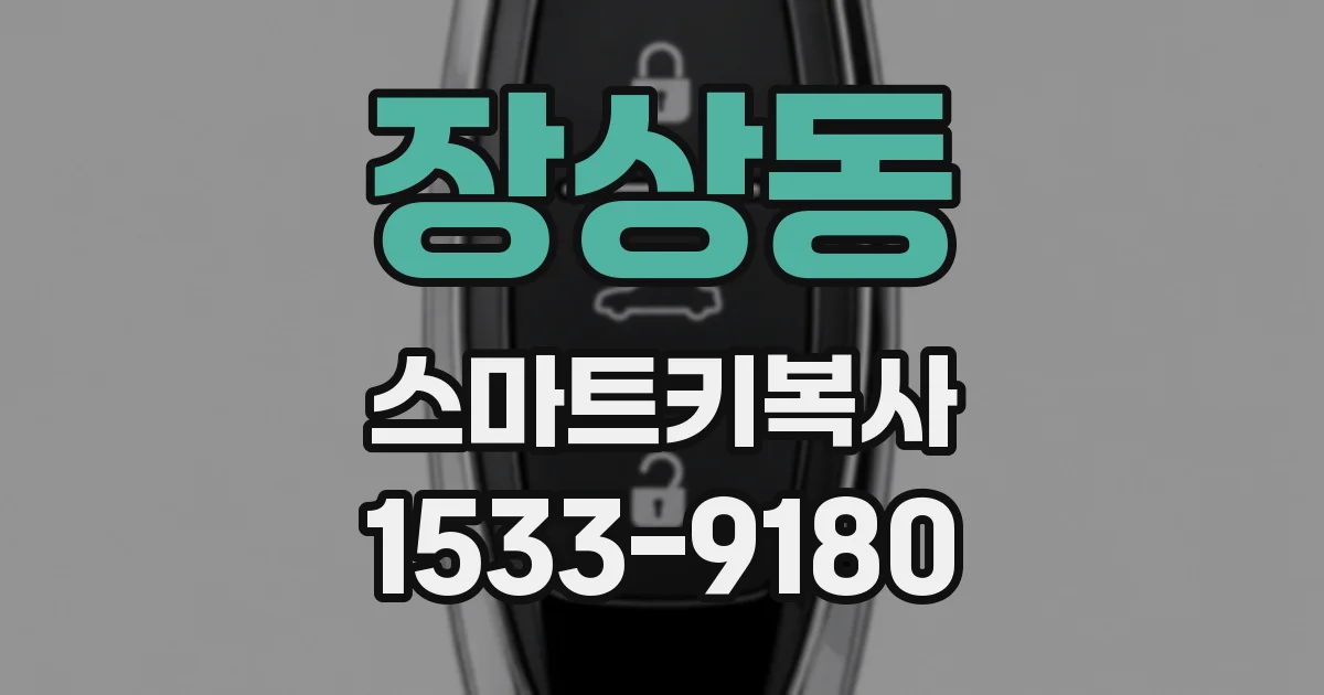 장상동 스마트키복사