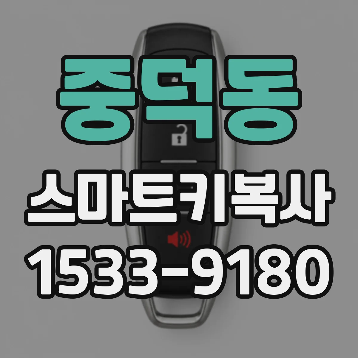 중덕동 스마트키복사
