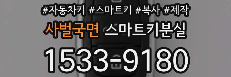 사벌국면 스마트키분실
