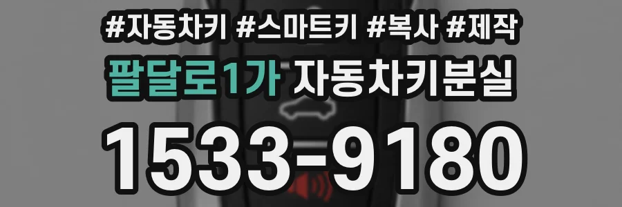팔달로1가 자동차키분실