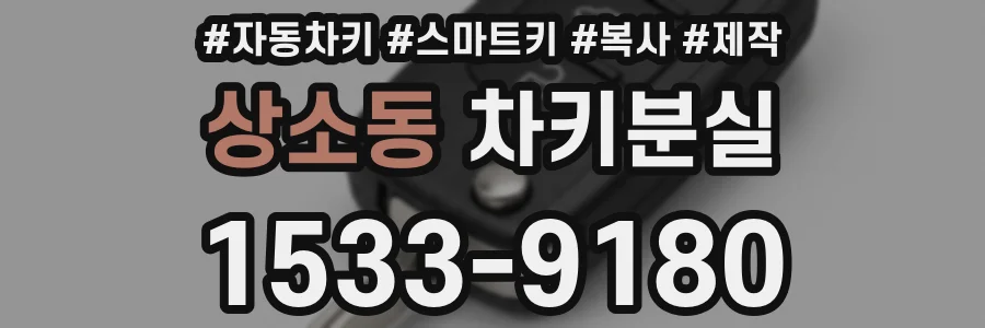 상소동 차키분실