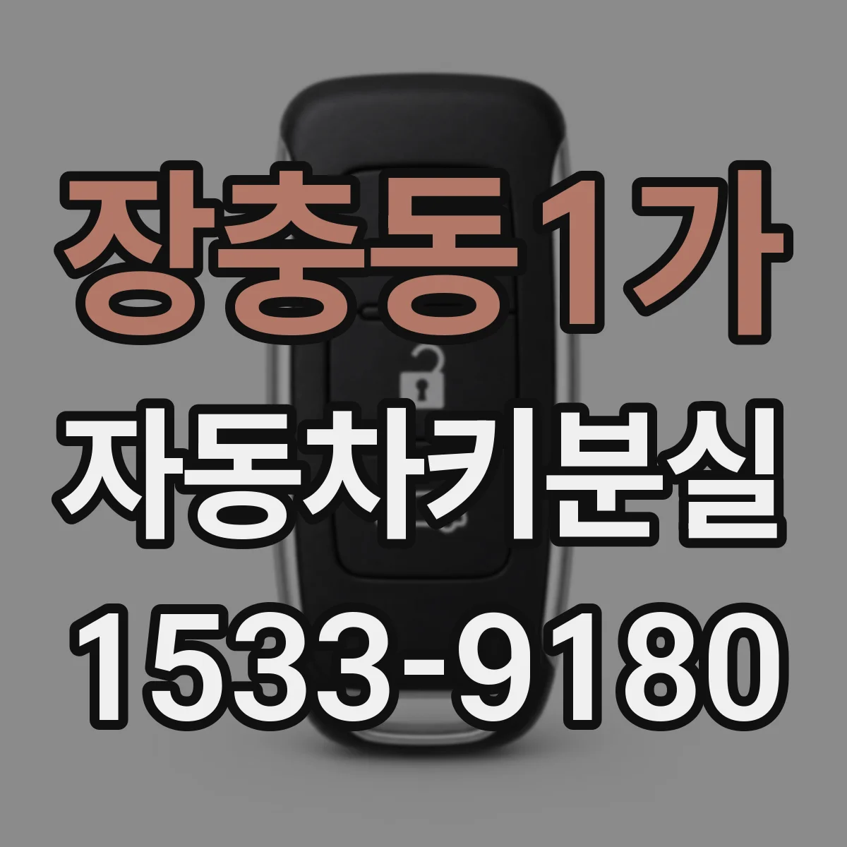 장충동1가 자동차키분실