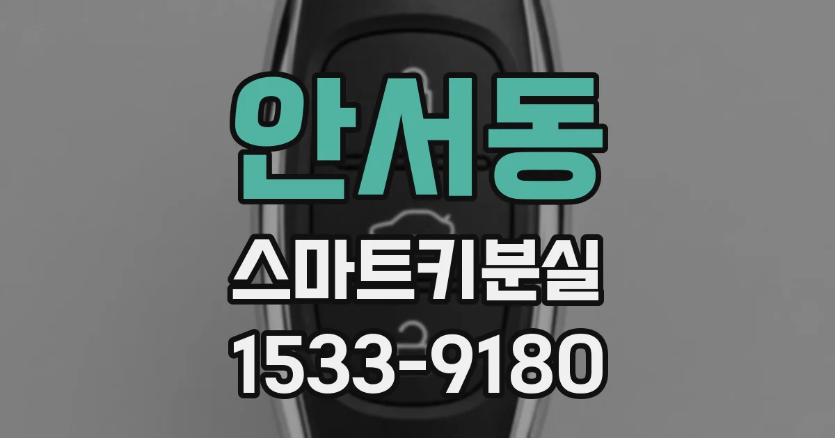 안서동 스마트키분실