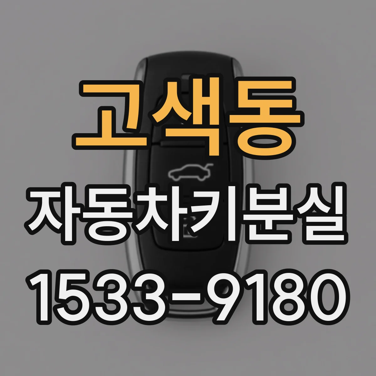 고색동 자동차키분실
