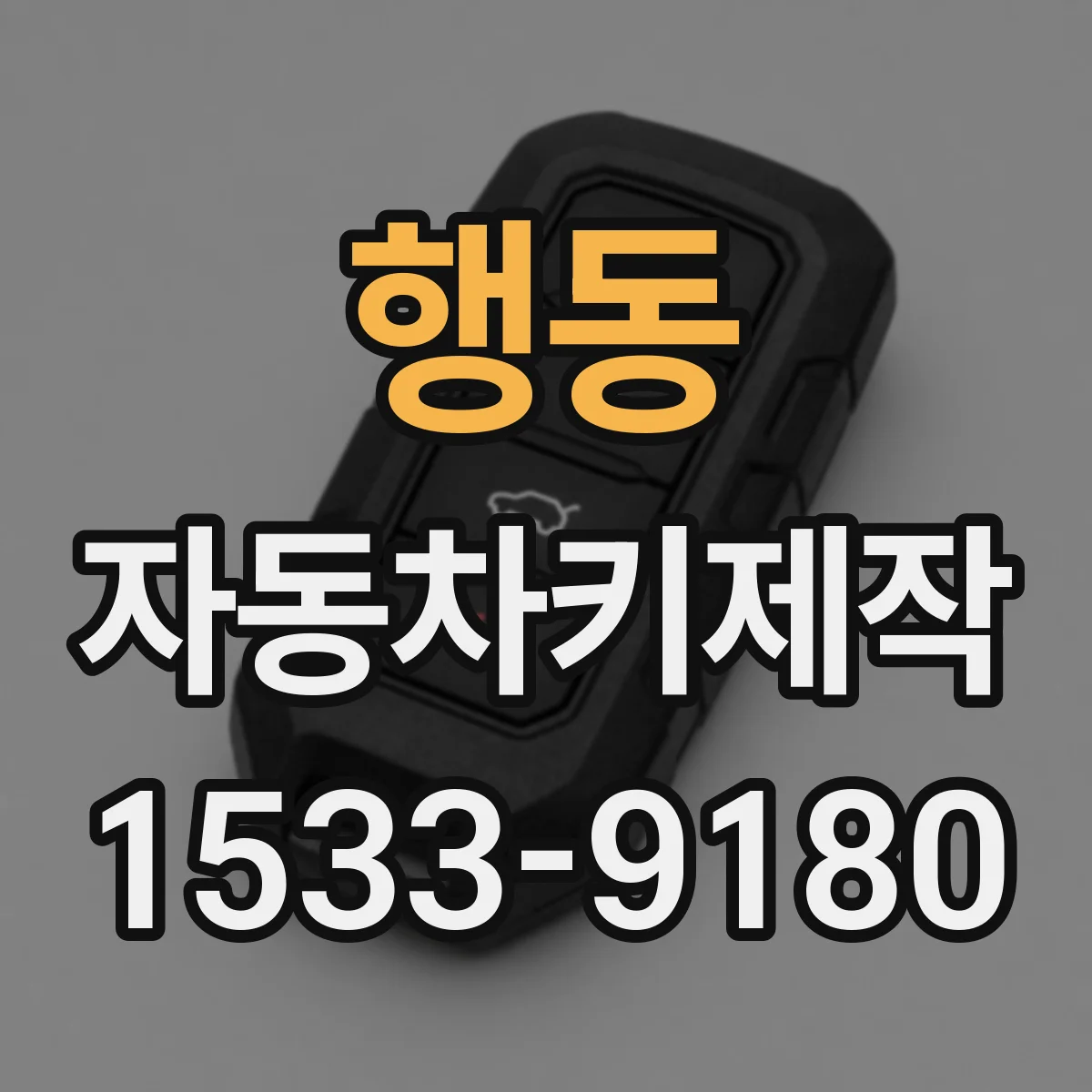 행동 자동차키제작