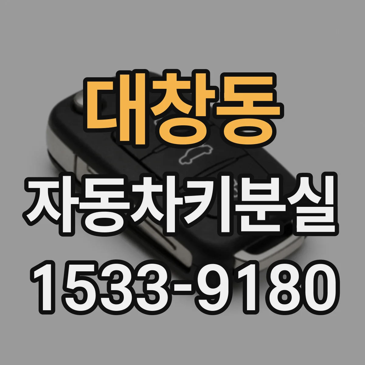 대창동 자동차키분실