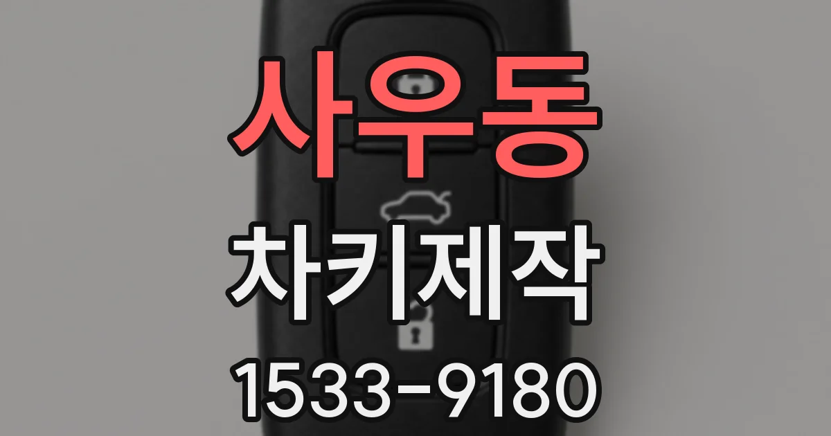 사우동 차키제작
