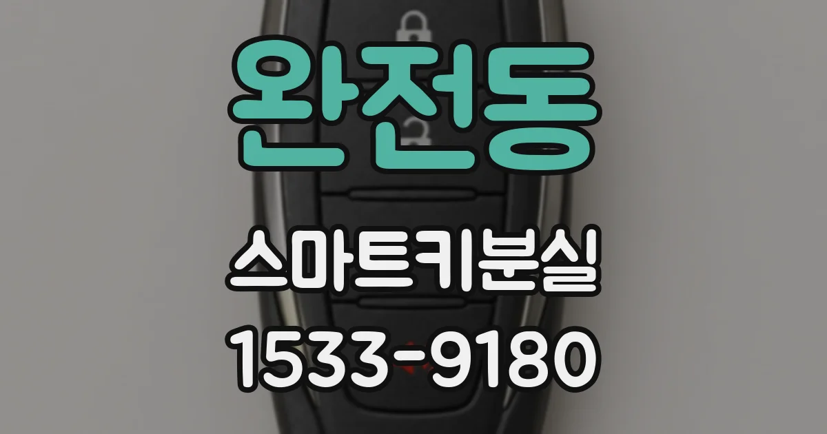 완전동 스마트키분실