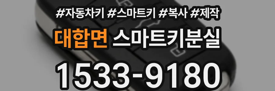 대합면 스마트키분실