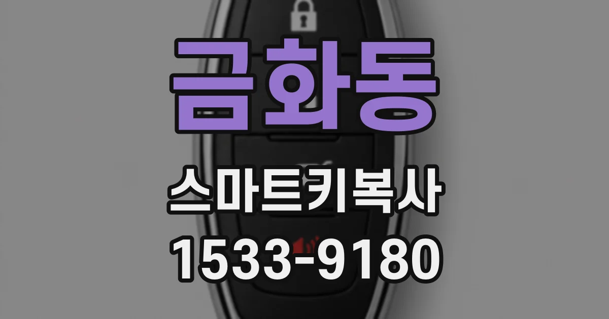 금화동 스마트키복사
