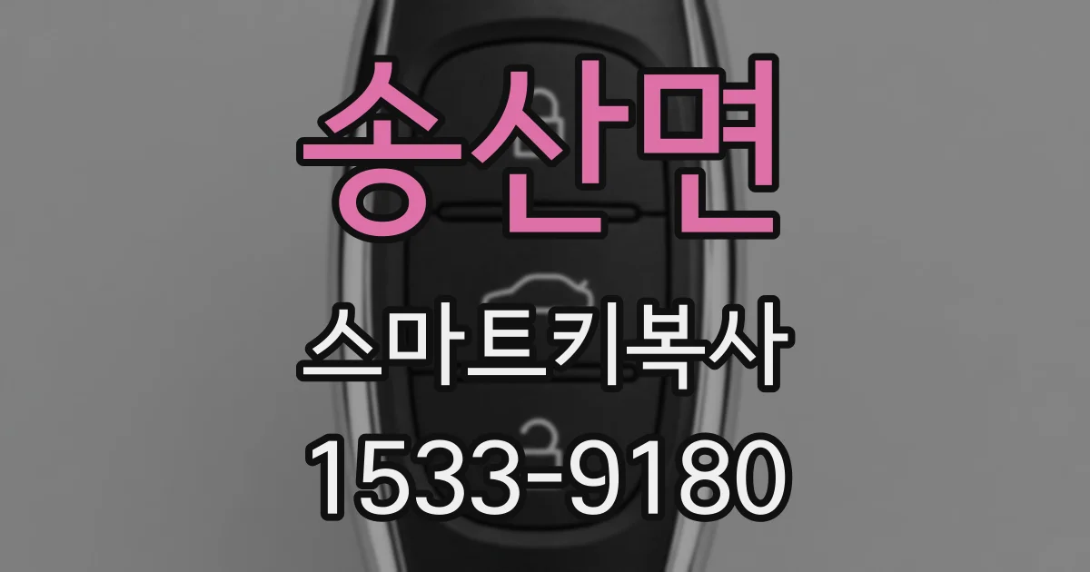 송산면 스마트키복사