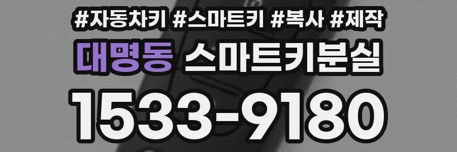 대명동 스마트키분실