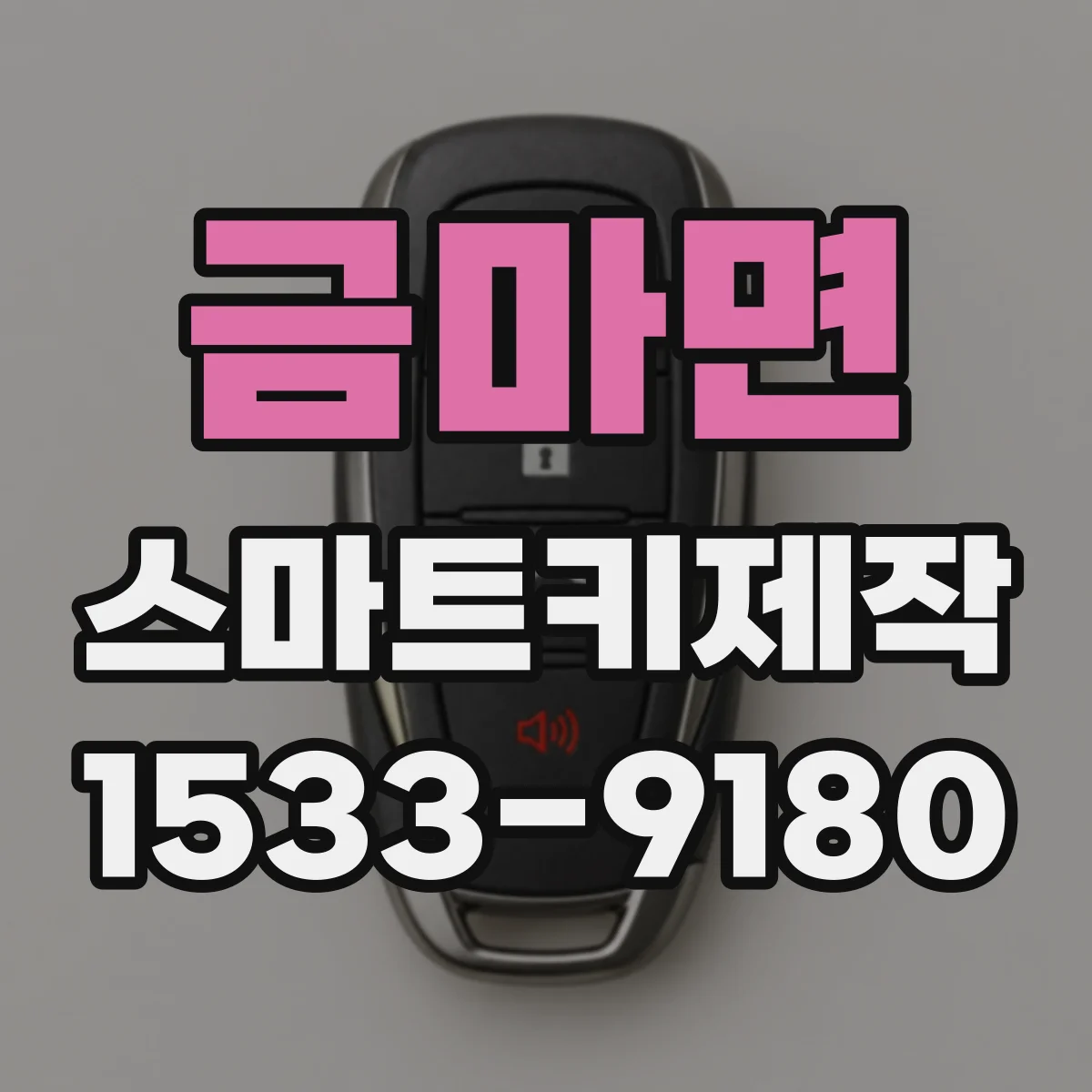 금마면 스마트키제작