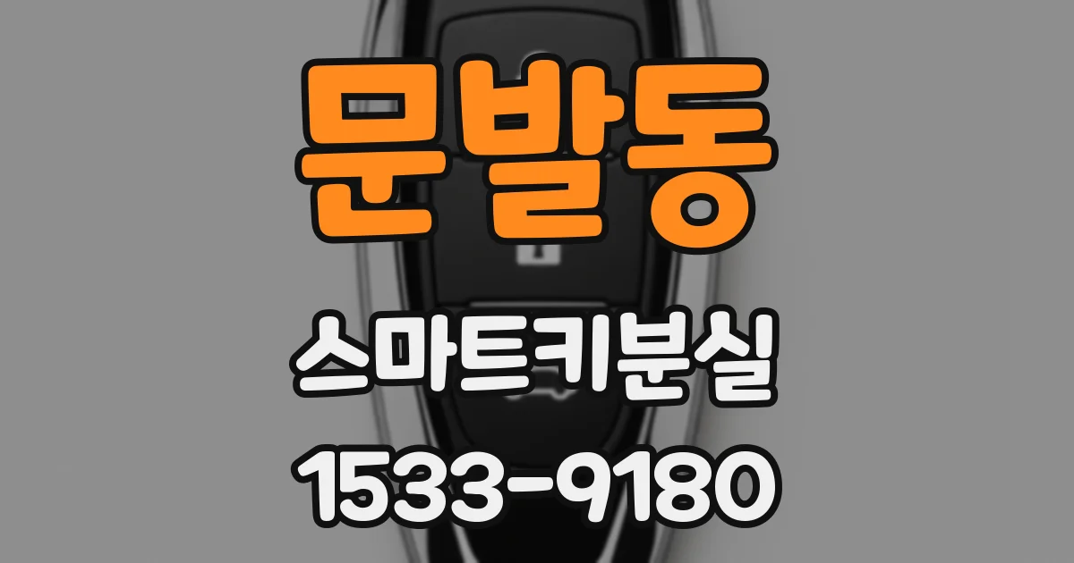문발동 스마트키분실