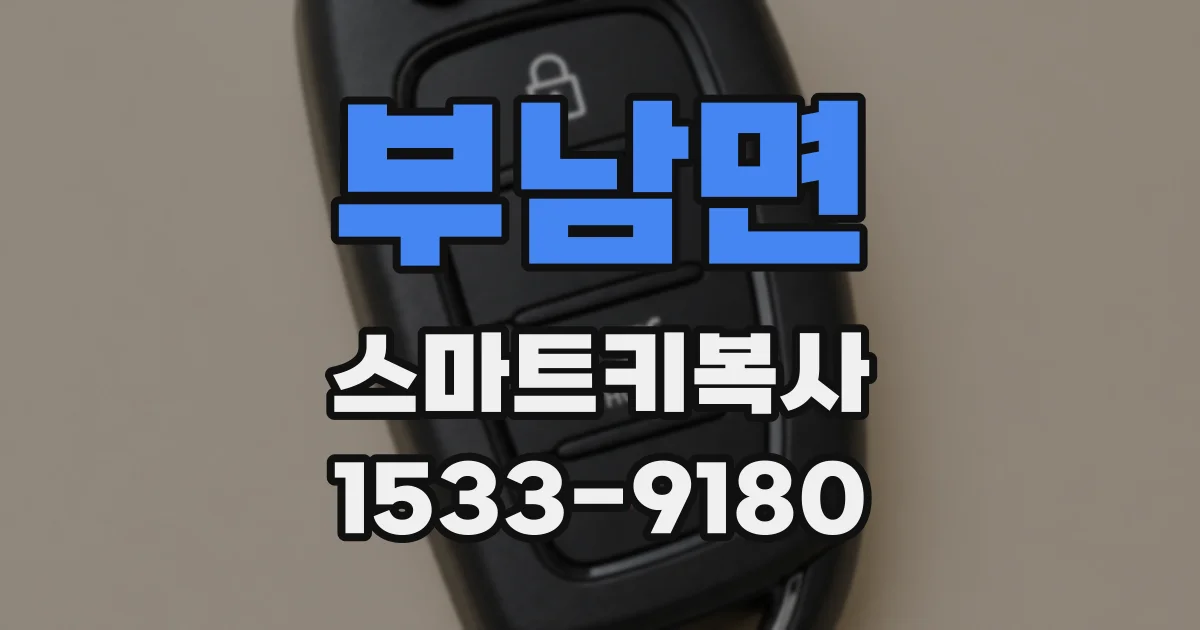 부남면 스마트키복사
